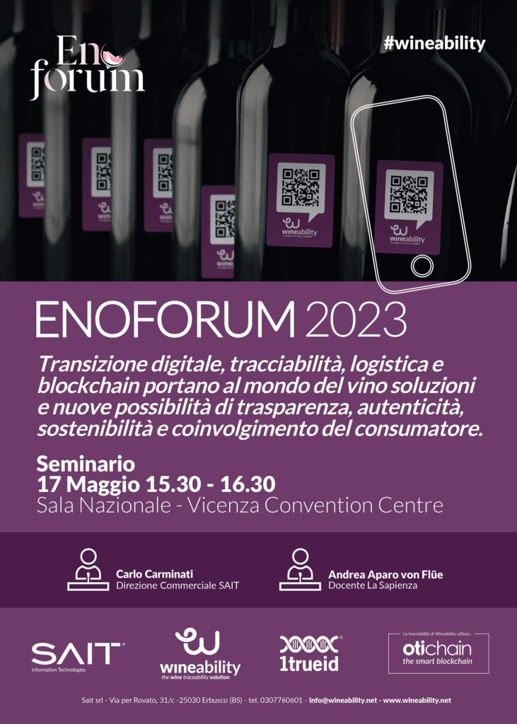 Locandina Seminario enoforum 2023